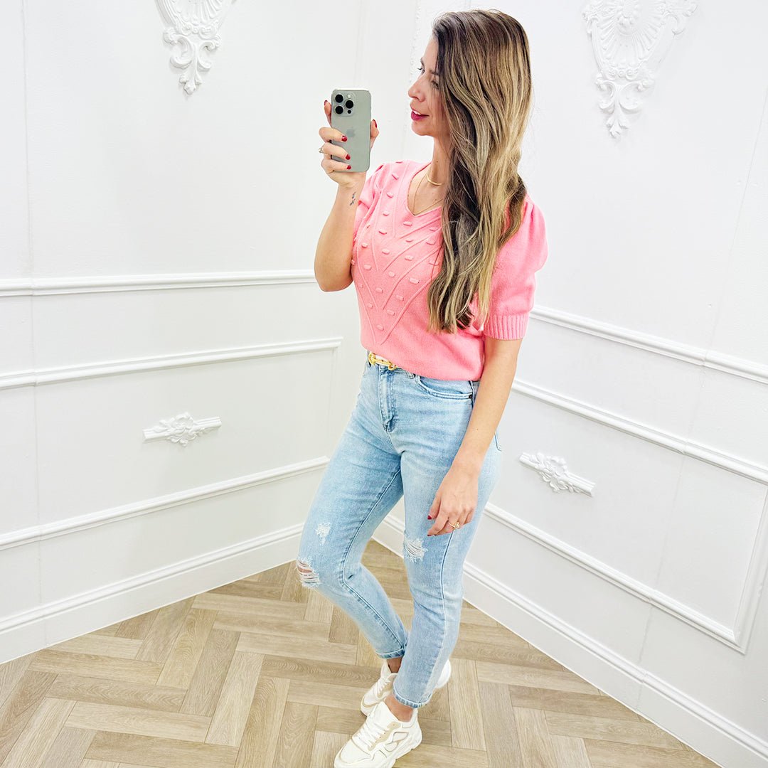 Top Violet Koraal - BlushFashionstore
