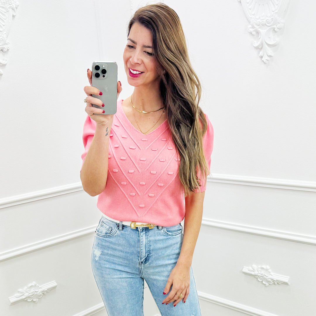 Top Violet Koraal - BlushFashionstore