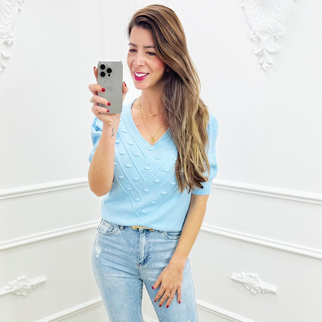 Top Violet Lichtblauw - BlushFashionstore