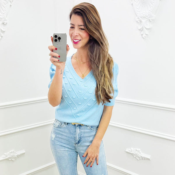
                    
                      Top Violet Lichtblauw - BlushFashionstore
                    
                  