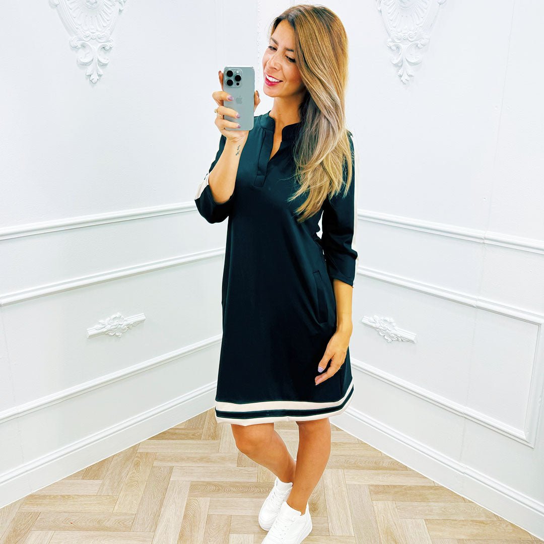 Travel Jurk Zwart - BlushFashionstore