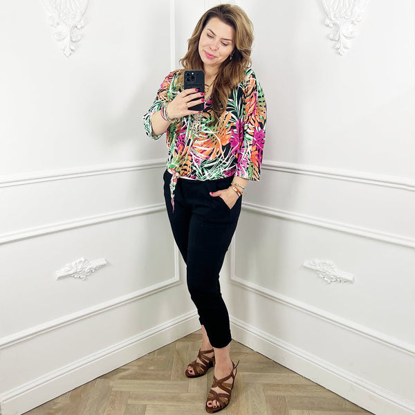 
                    
                      Tropische stenen blouse - BlushFashionstore
                    
                  