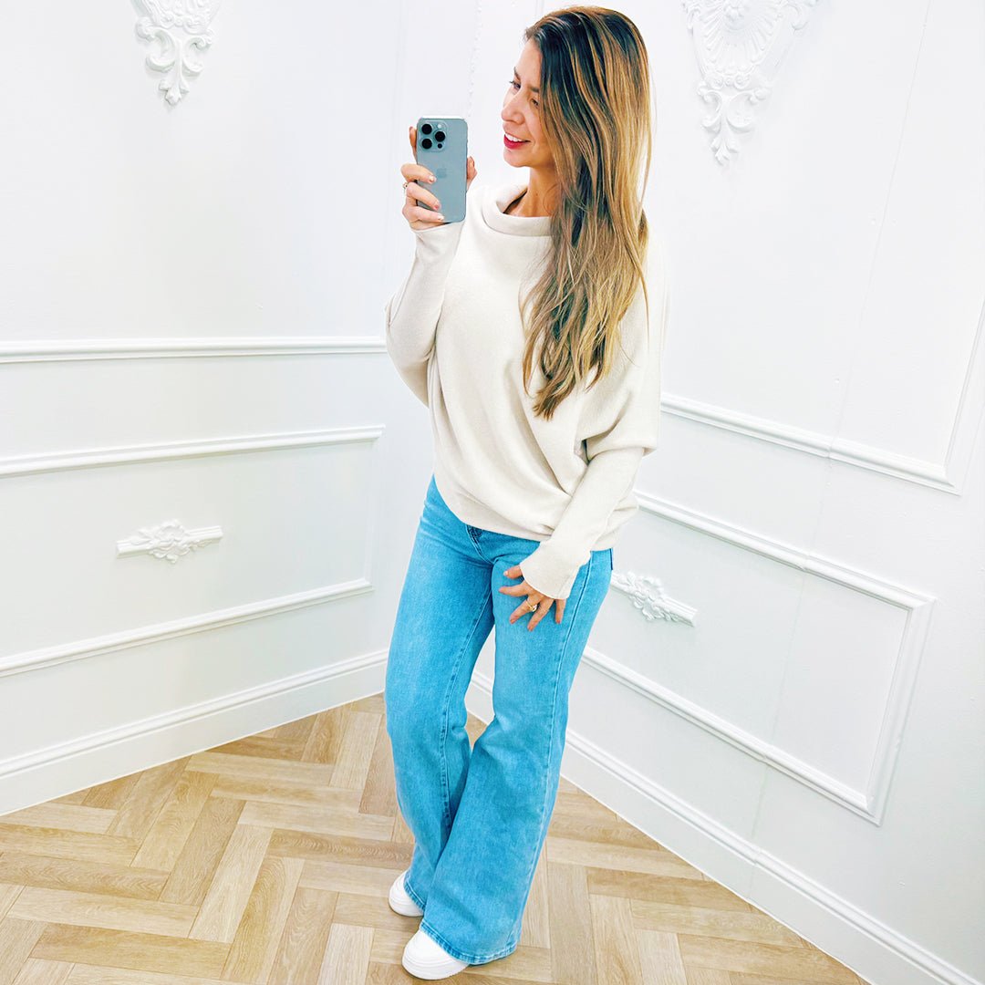 Trui Demi Beige - BlushFashionstore