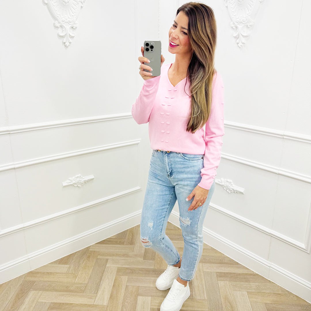 Trui Feline Roze - BlushFashionstore