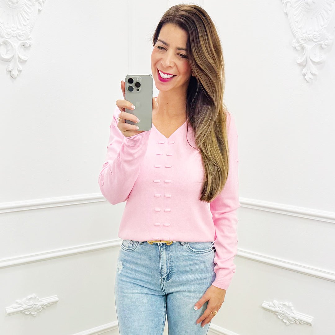 Trui Feline Roze - BlushFashionstore