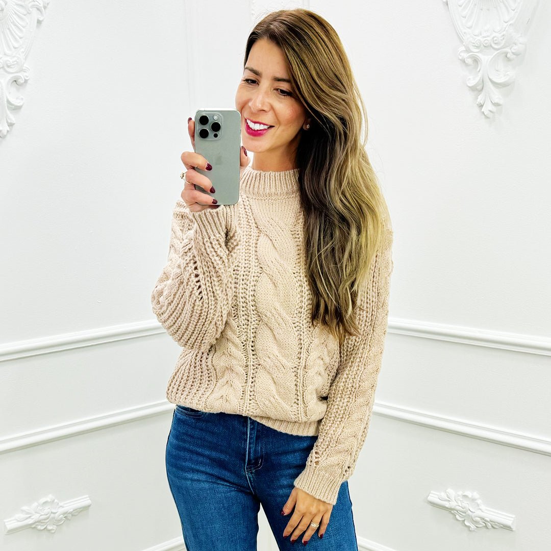 Trui Fenna Camel - BlushFashionstore