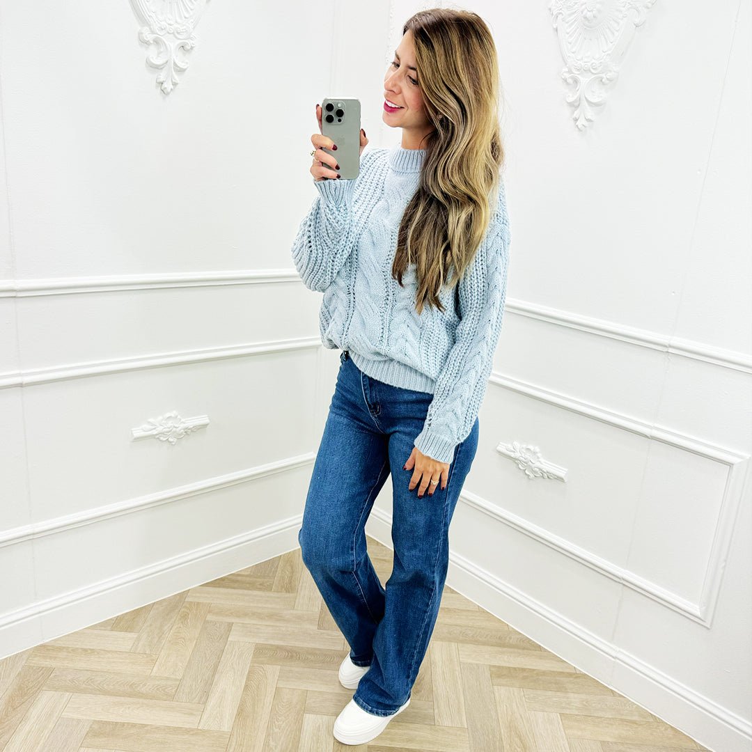 Trui Fenna Lichtblauw - BlushFashionstore