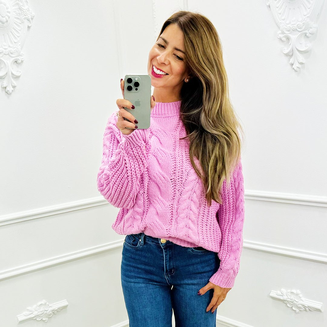 Trui Fenna Roze - BlushFashionstore