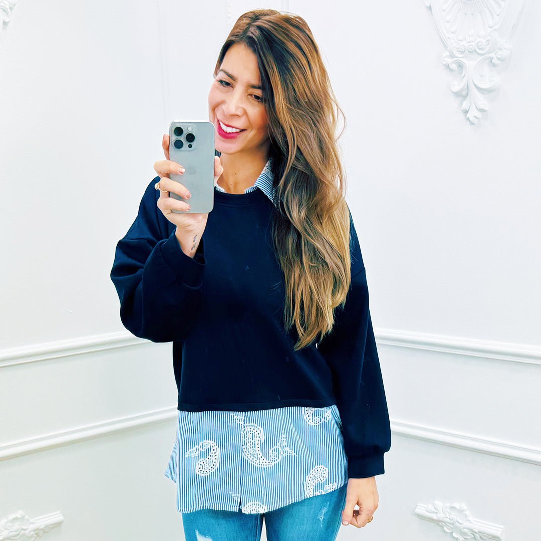 Trui Jente Blauw - BlushFashionstore