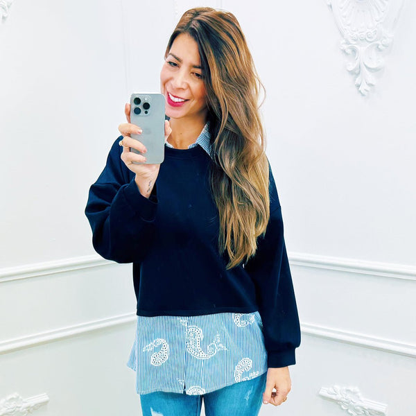 Trui Jente Blauw - BlushFashionstore
