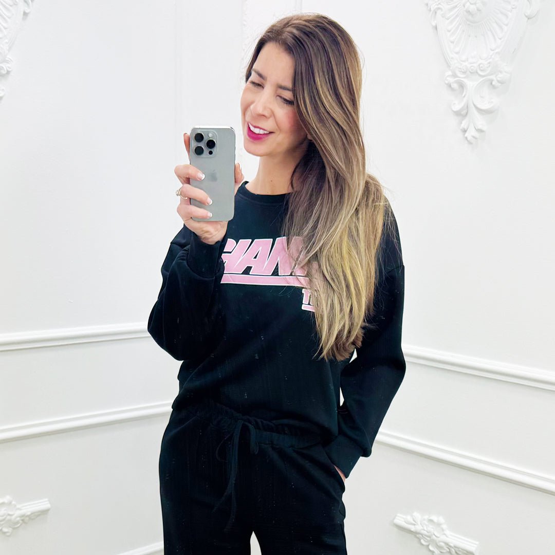 Trui Jill Zwart - BlushFashionstore