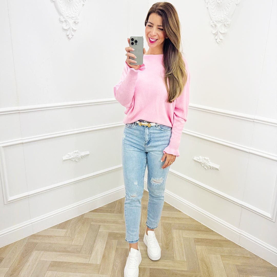 Trui Sanne Roze - BlushFashionstore