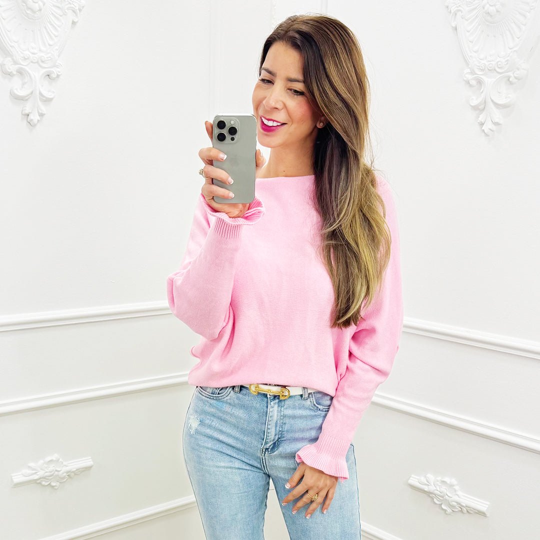 Trui Sanne Roze - BlushFashionstore
