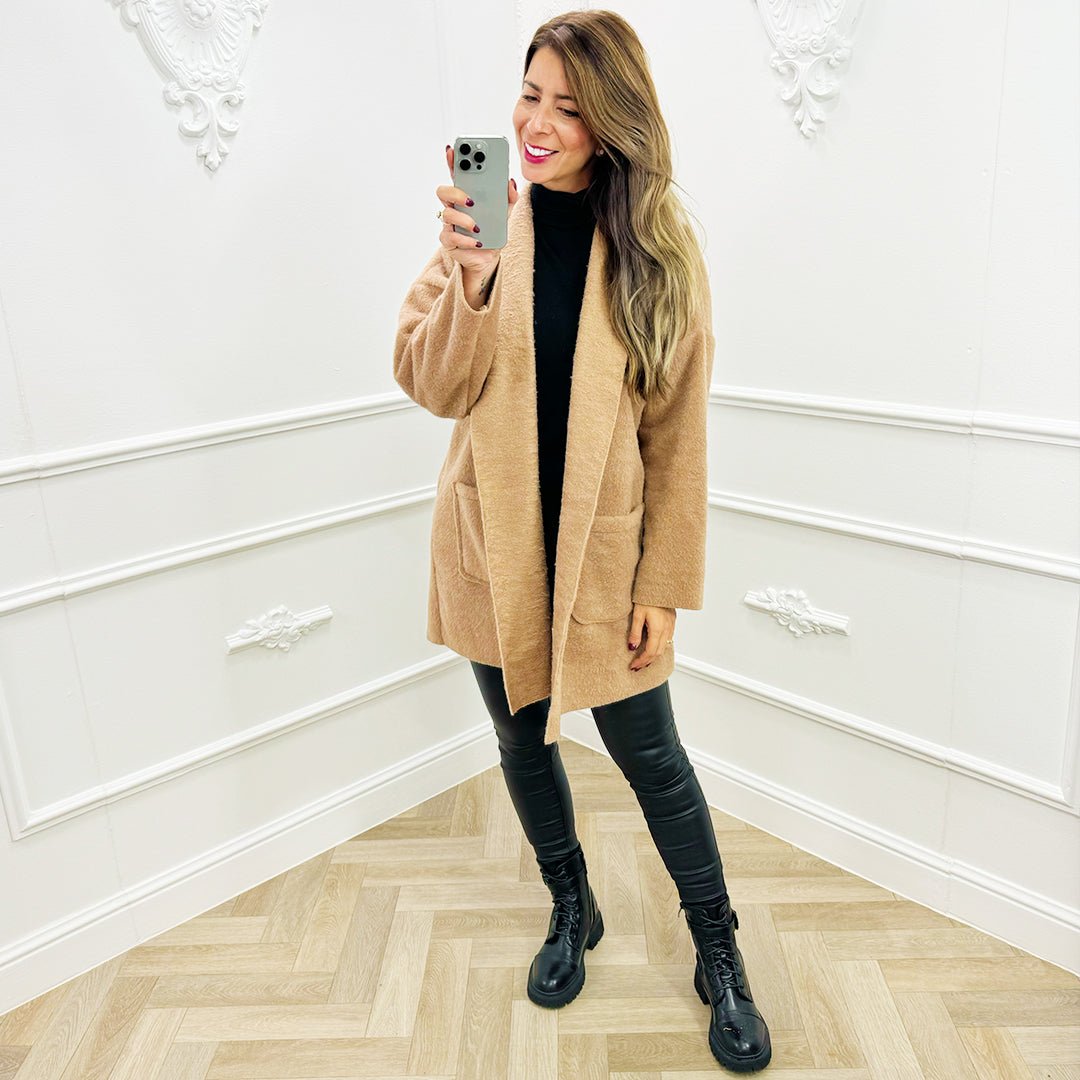 Vest Lara Camel - BlushFashionstore