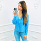 Vest Romy Blauw - BlushFashionstore