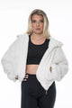 Witte Faux Fur Jas – Korte Damesjas - BlushFashionstore