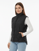 Zwarte Gewatteerde Bodywarmer met Rits & Steekzakken - BlushFashionstore
