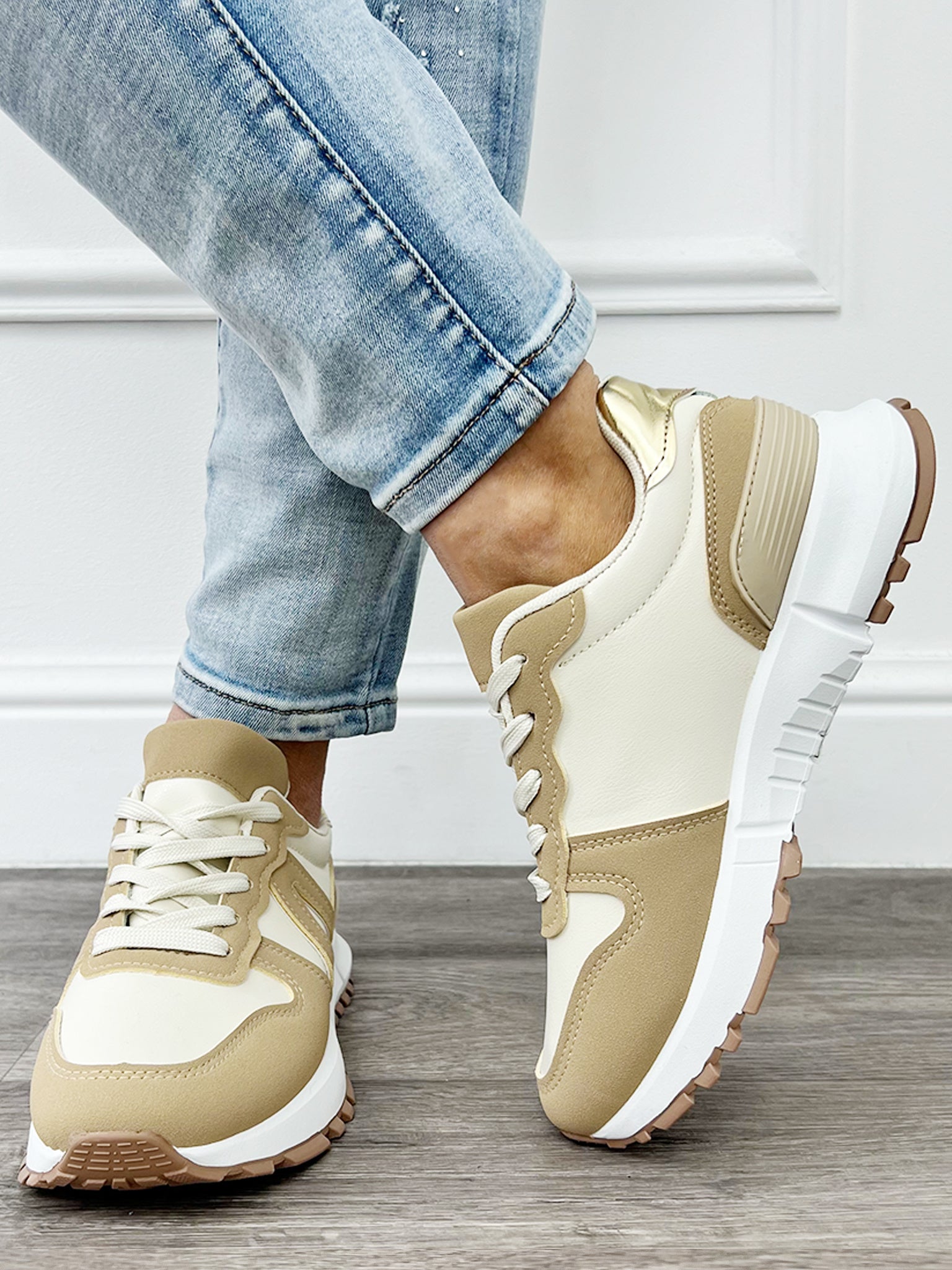 Lady Sneaker Khaki