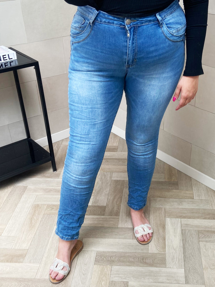 Jeans Blauw Stretch