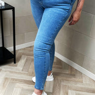 Jeans Blauw Stretch Push