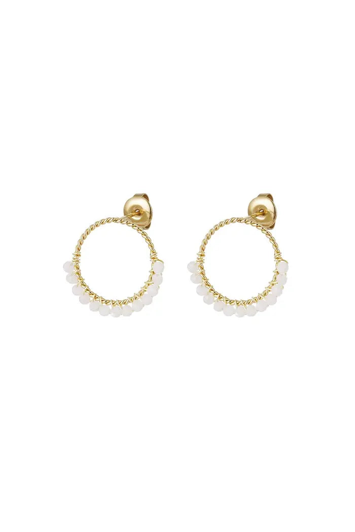 JEWEL || Earrings Beads Ring Wit