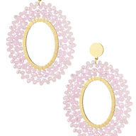 JEWEL || Earrings Beads Party Roze