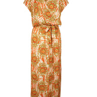 Barok Maxi Dress Oranje
