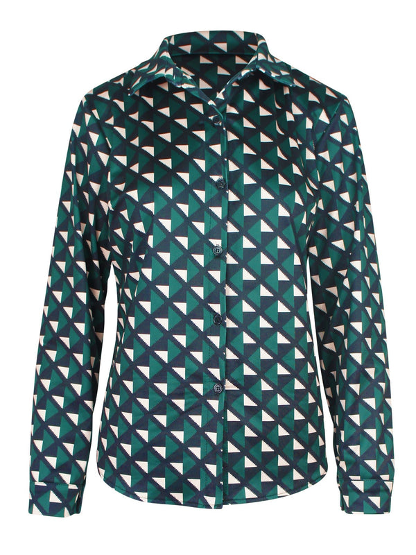 
                    
                      Block Stretch Blouse Smaragd - BlushFashionstore
                    
                  