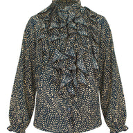 Blouse Rouchen Beige