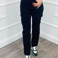 Cargo Jeans Zwart