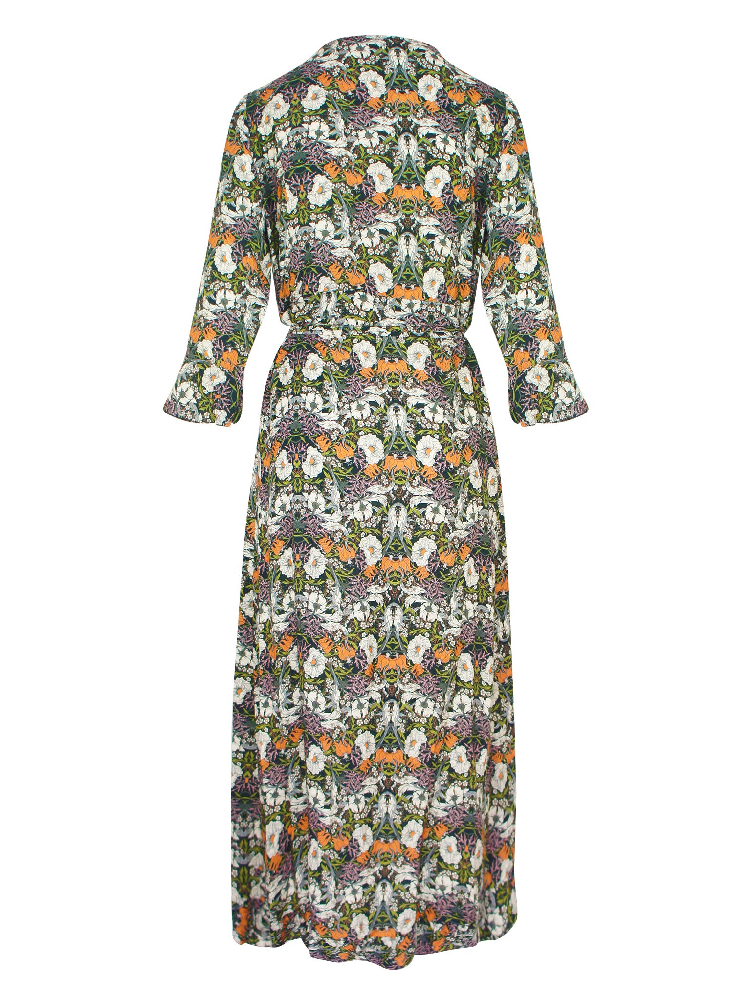 Flower Wrap Dress