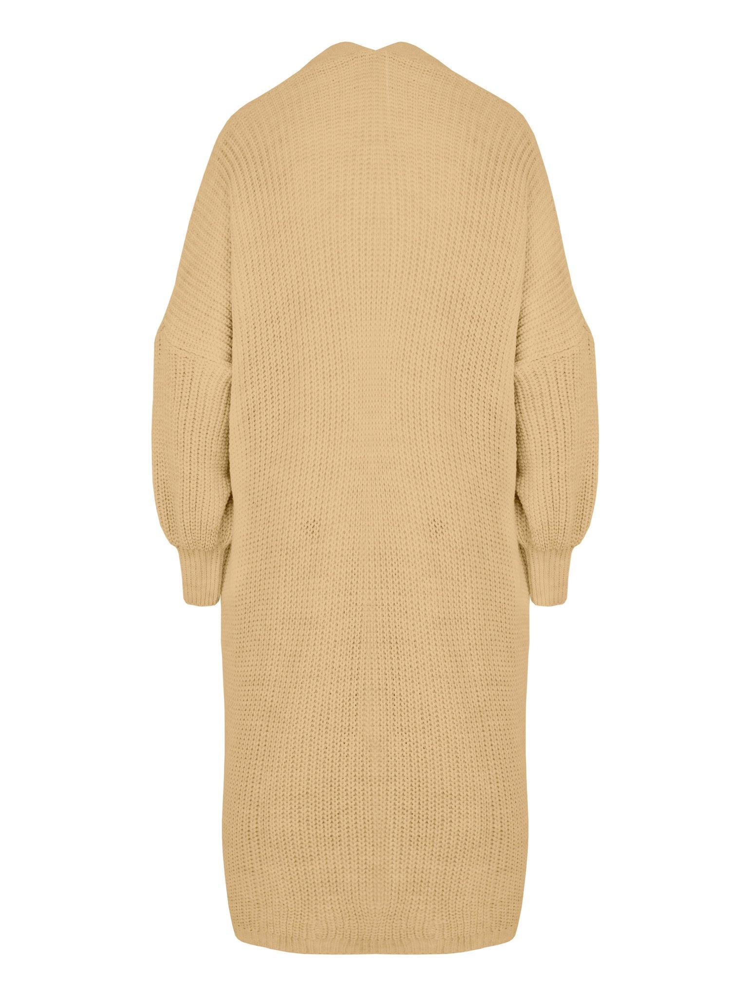 Knitted Maxi Cardigan Camel