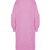 Gebreid Maxi Vest Roze