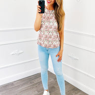 Halter Top Print Army