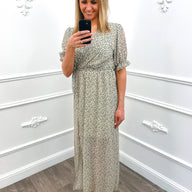 Robe Maxi Cœurs Crème