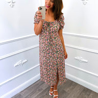 Roses Pofmouw Dress Groen