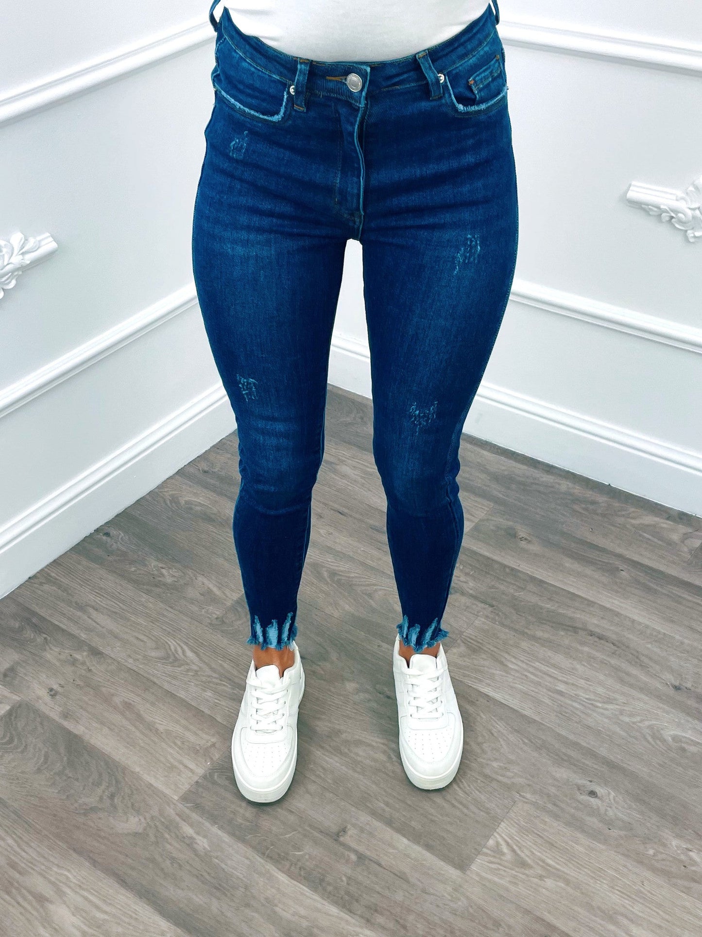 Jeans Destroyed Blue - BlushFashionstore