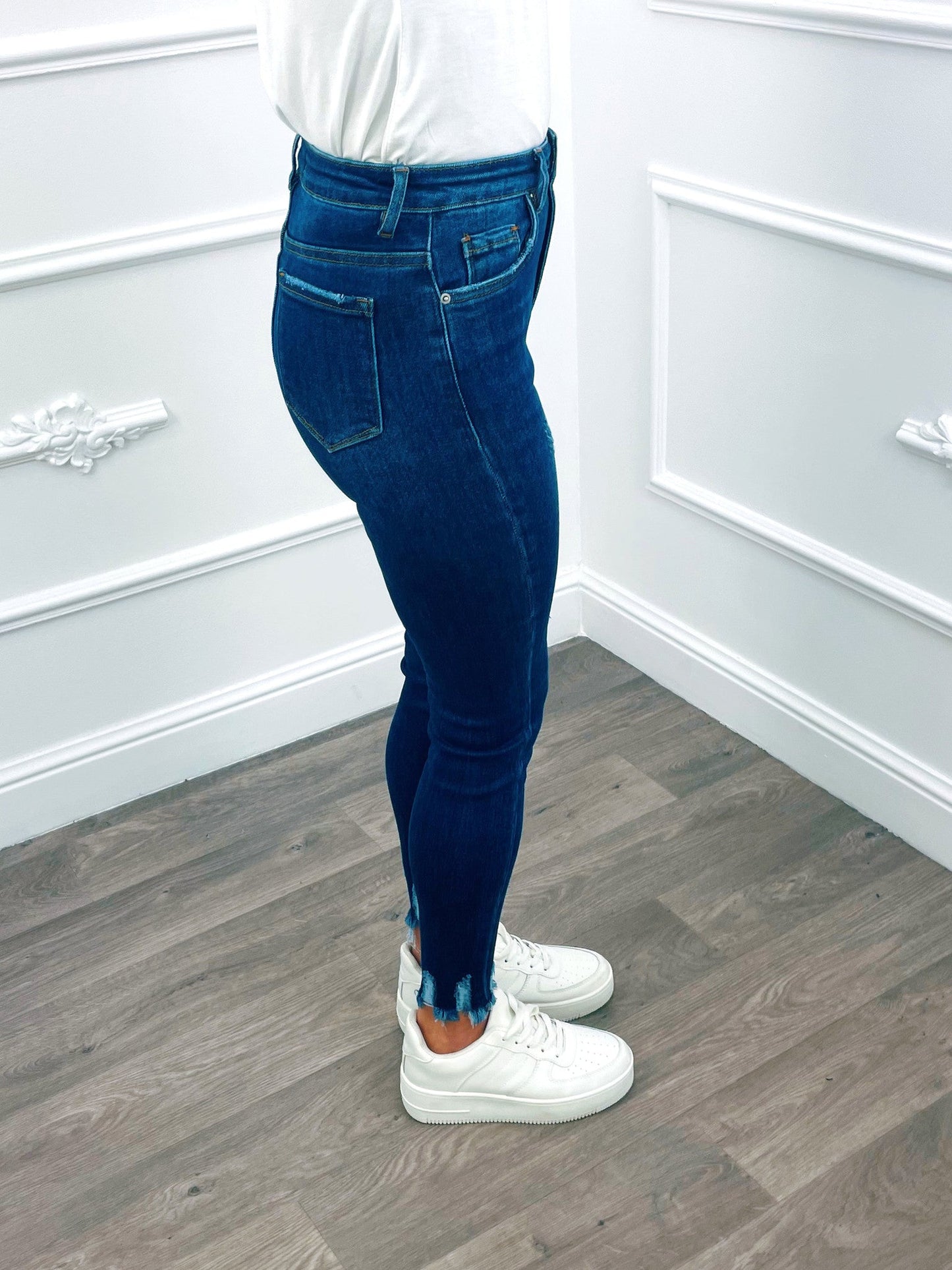 Jeans Destroyed Blue - BlushFashionstore