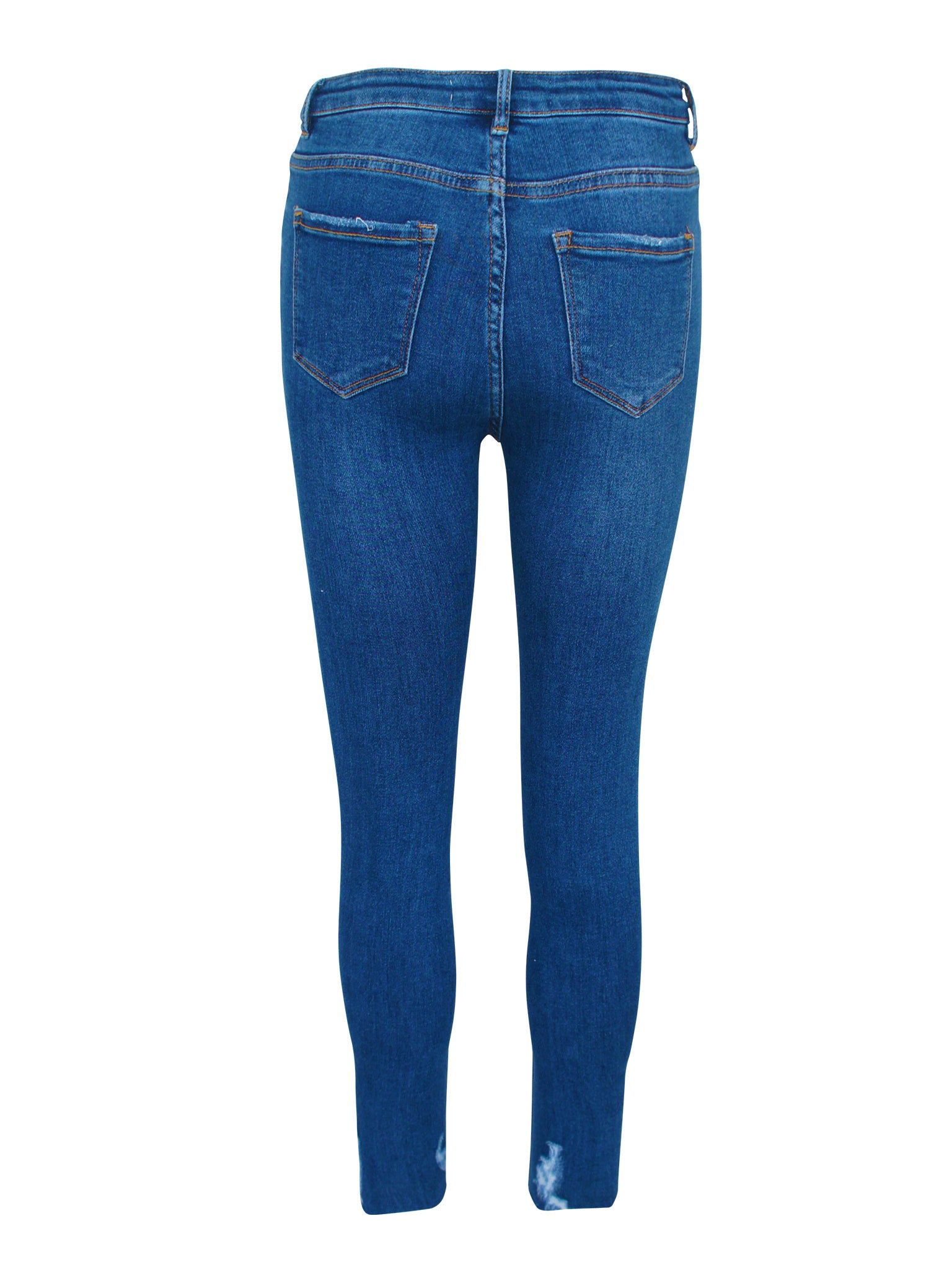 Jeans Damage Blauw