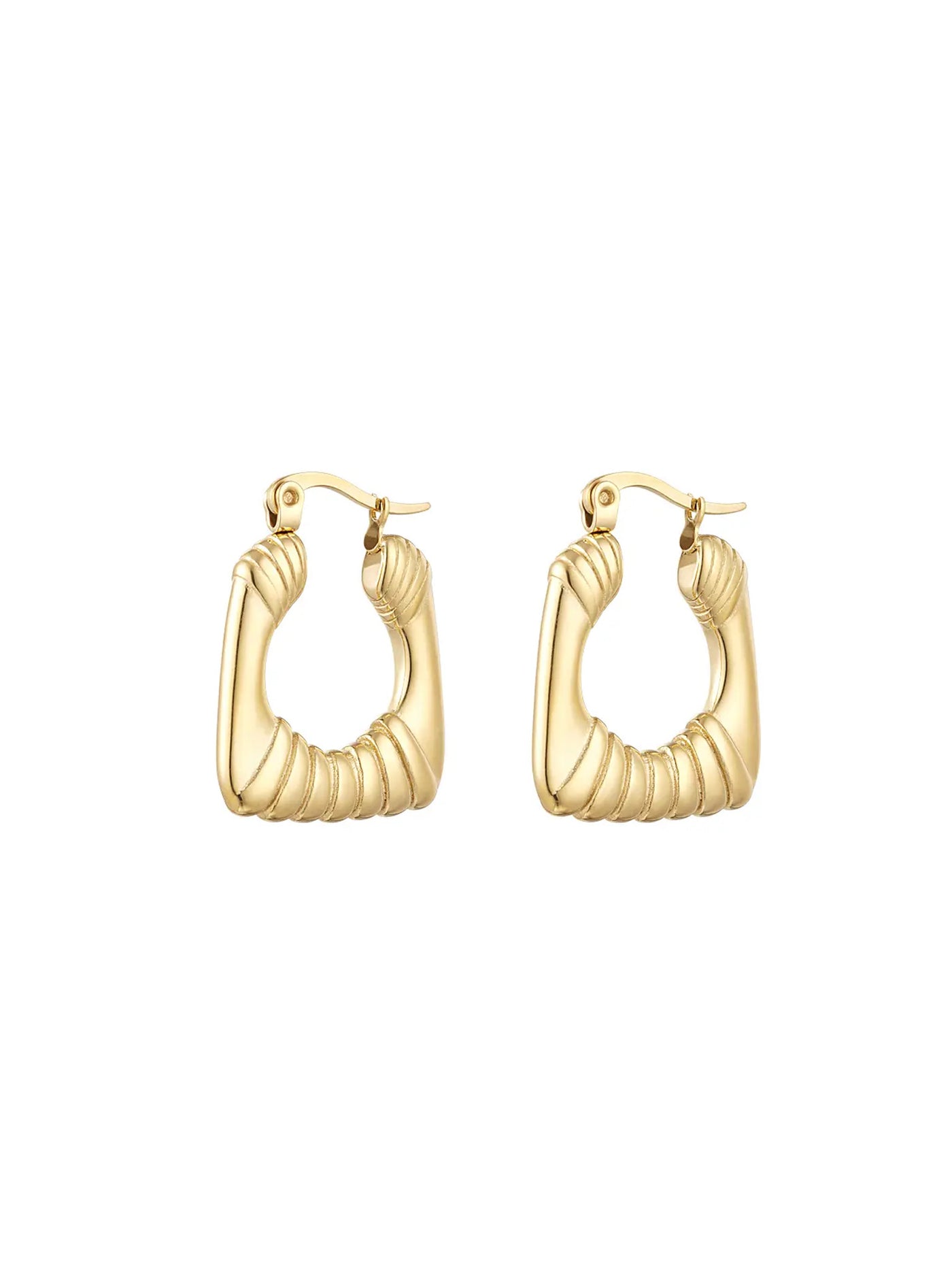 JEWEL || Oorbel met Patroon Goud