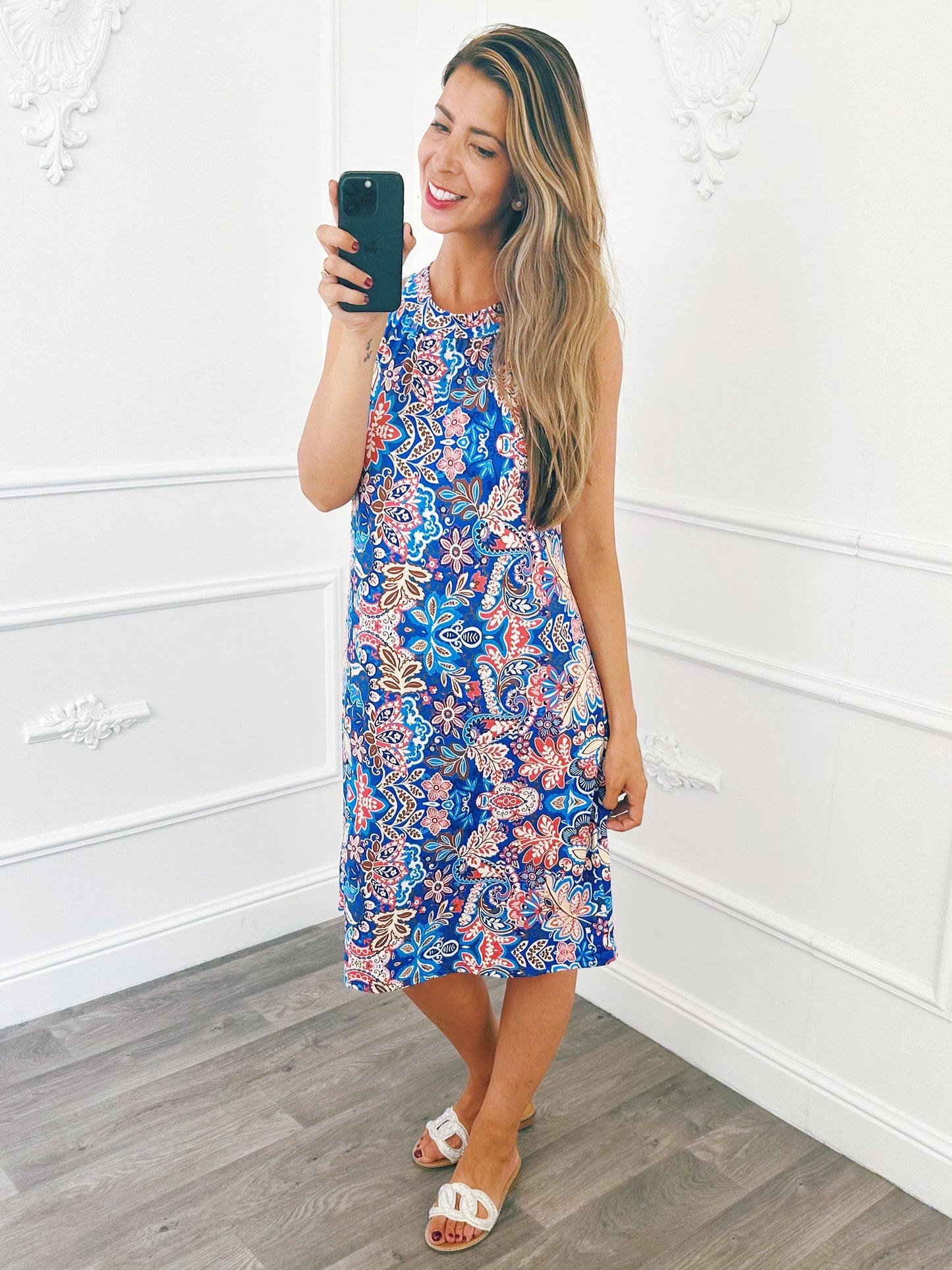 Jurk Halter Summer Kobalt - BlushFashionstore