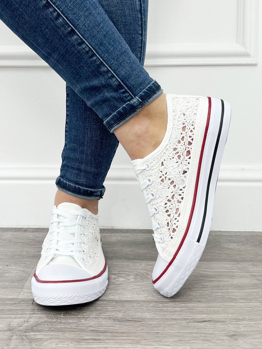 Lace Sneakers Wit