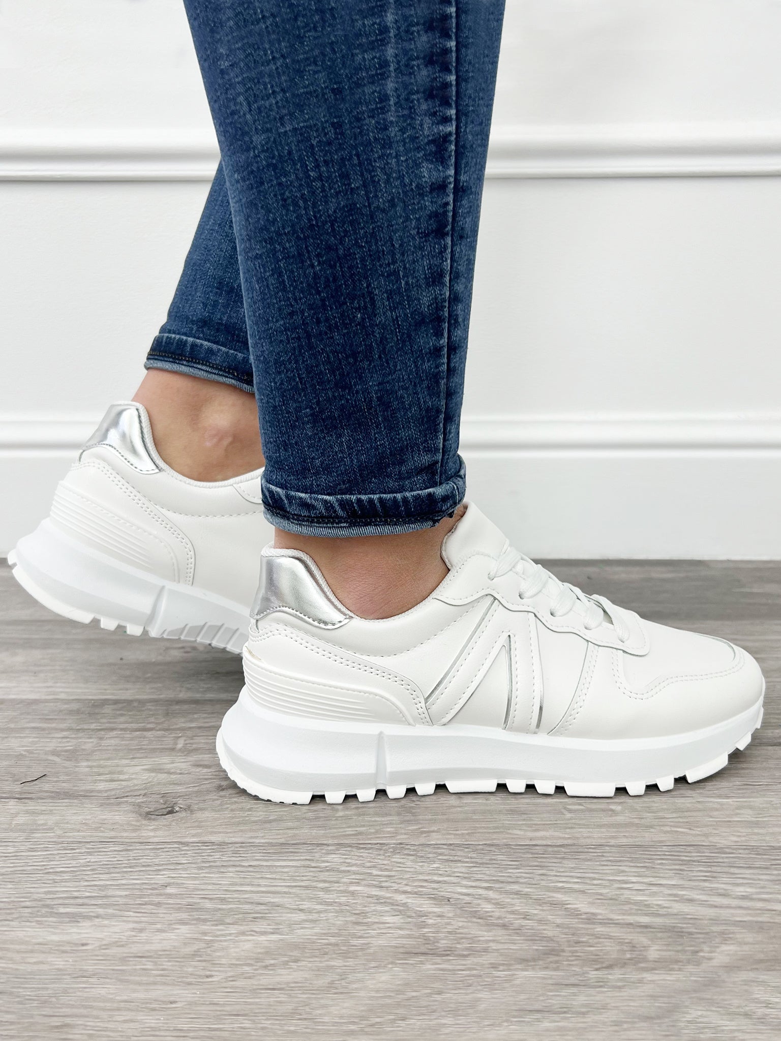 Lady Sneaker Zilver
