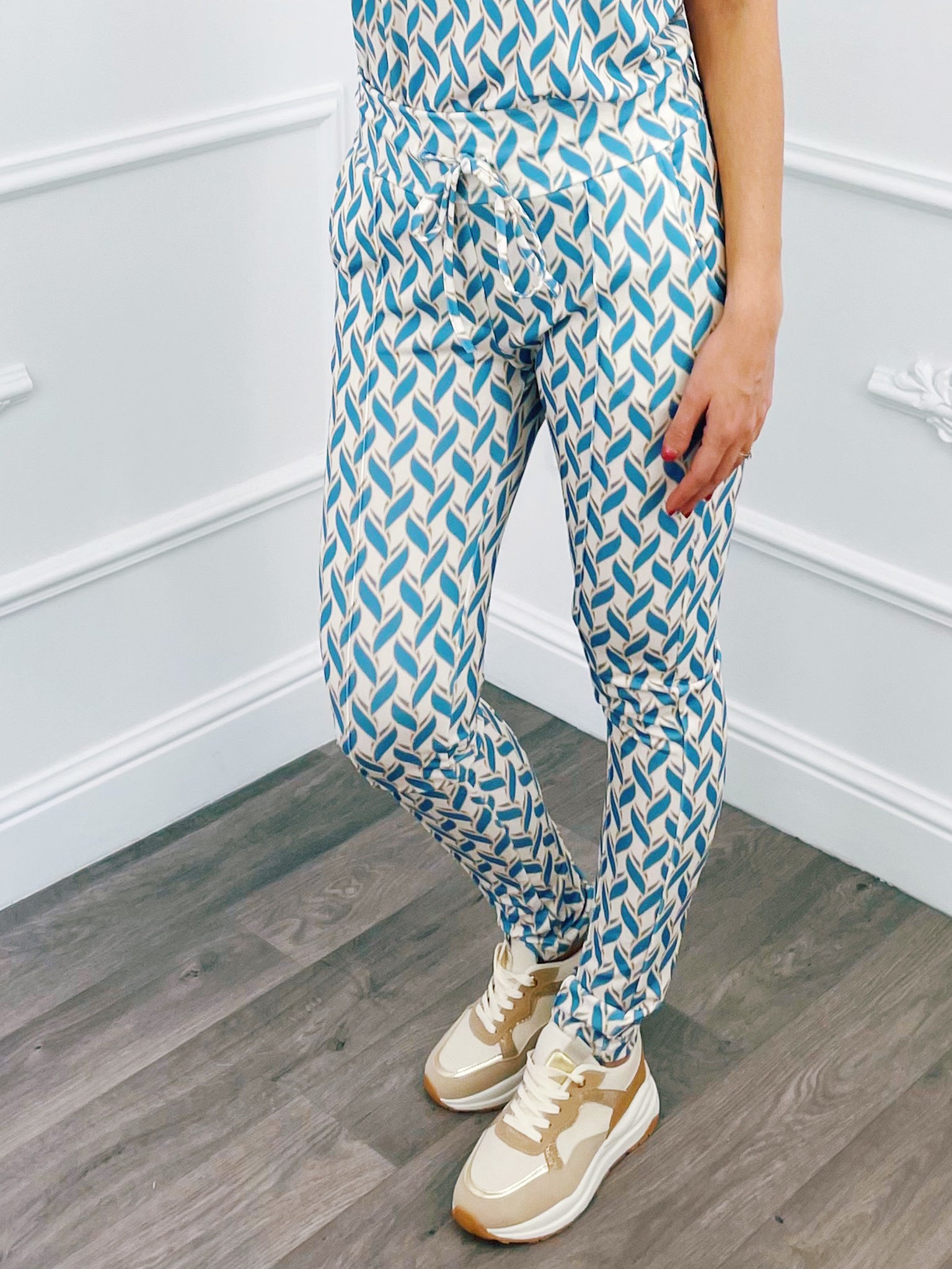 Leaf Travel Broek Lichtblauw
