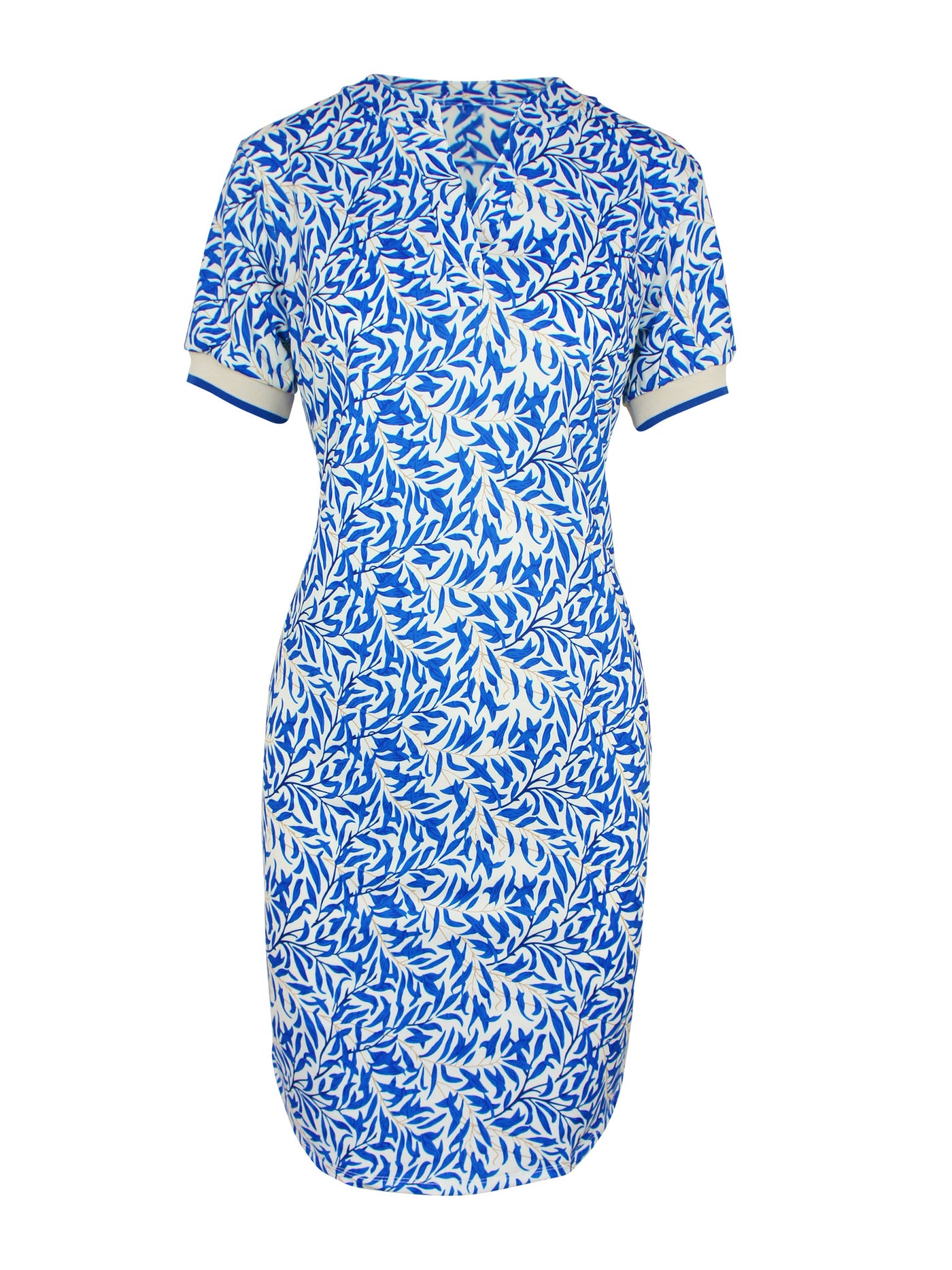 Leafs Bies Dress Kobalt