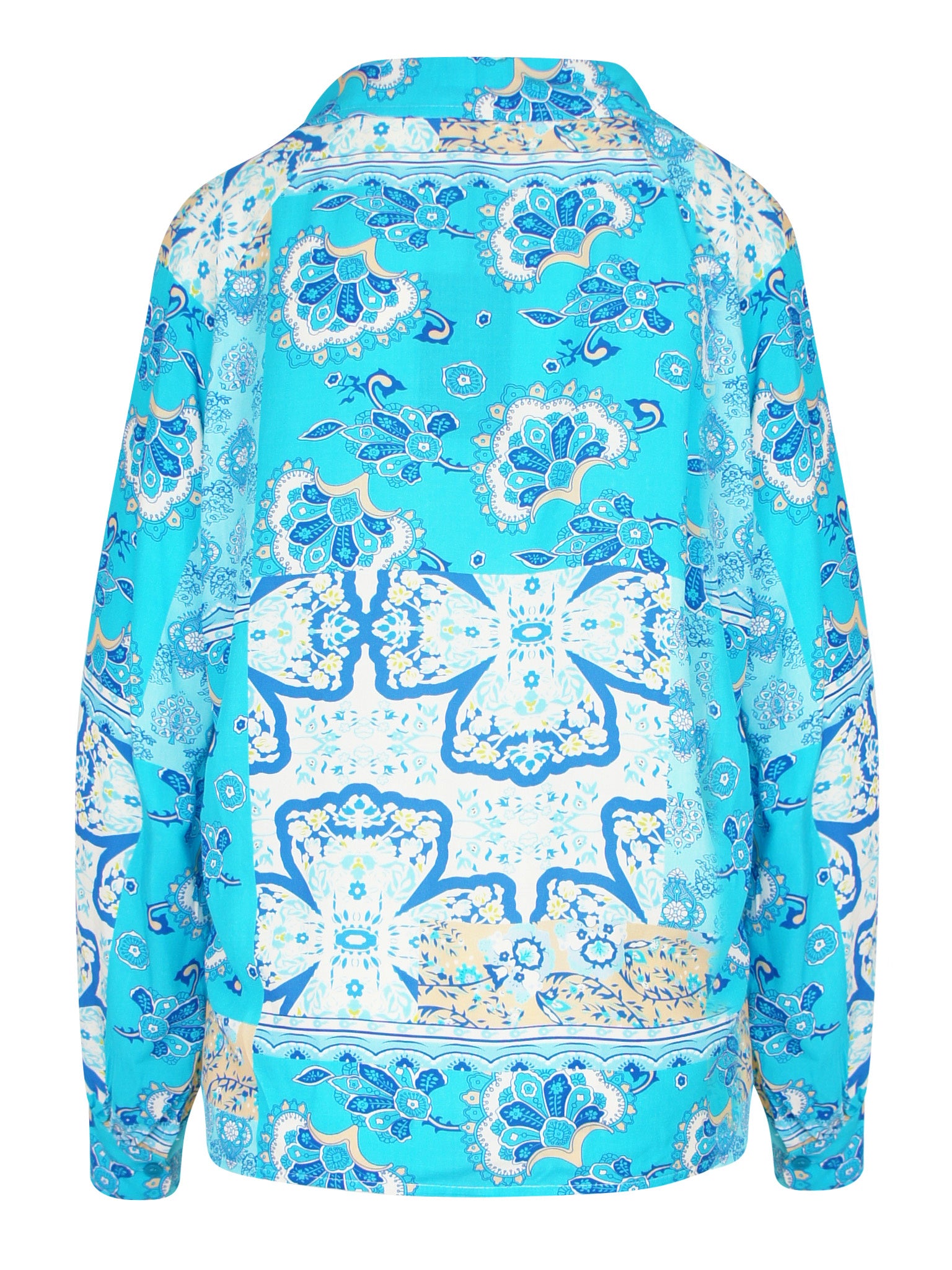 Paisley Blouse Top Blauw Sale