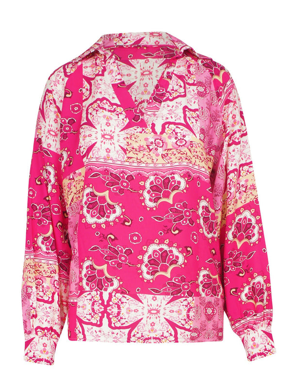 
                    
                      Paisley Blouse Top Fuchsia - BlushFashionstore
                    
                  