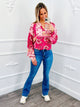 Paisley Blouse Top Fuchsia - BlushFashionstore