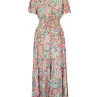 Paisley Maxi Dress Groen
