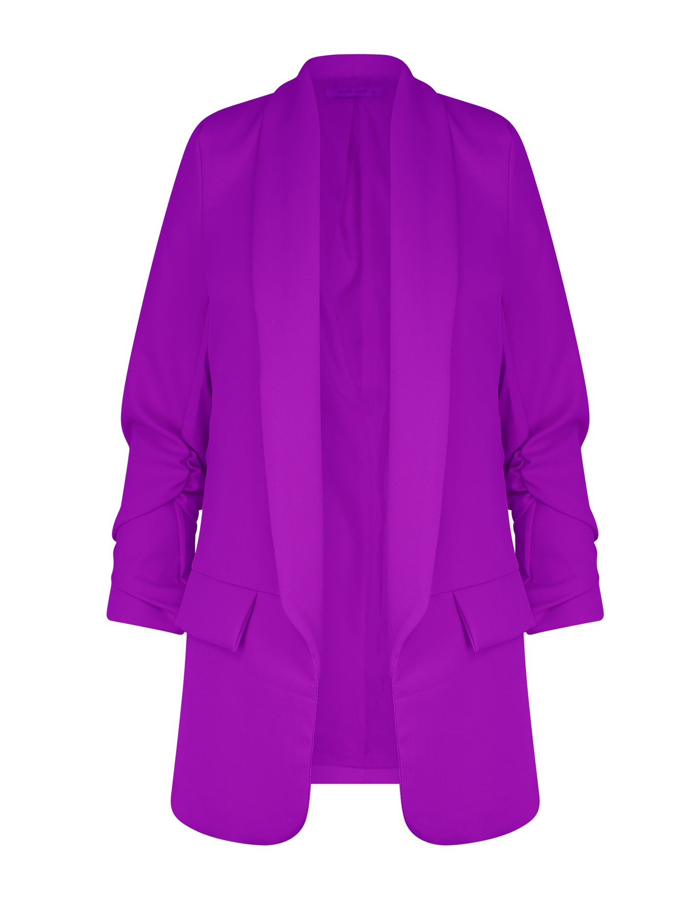 Plooi Blazer Aubergine